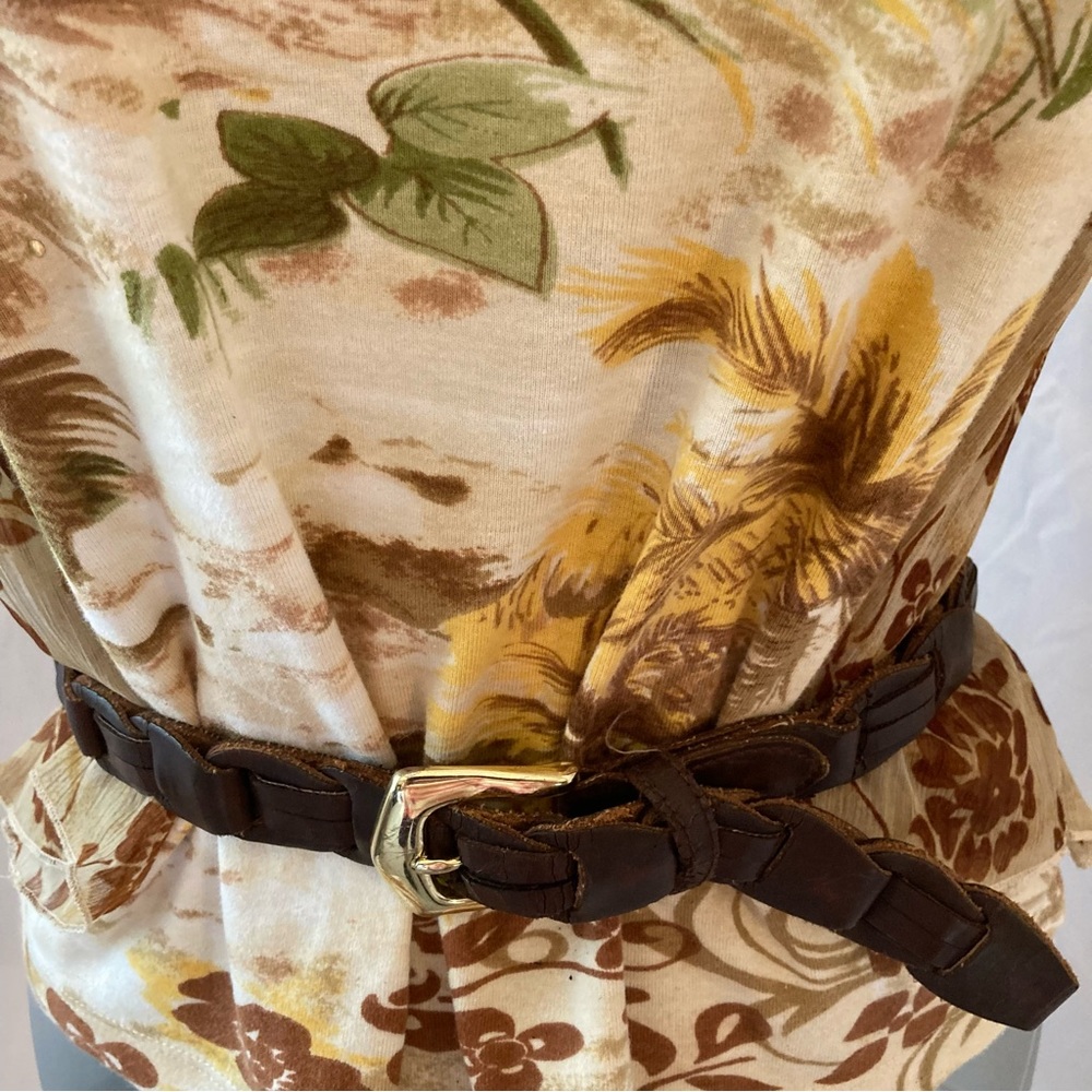 Brown Interlocking Belt S